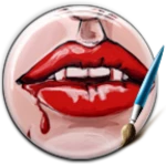 Logo of Vampire Kiss Keyboard android Application 