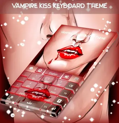 Vampire Kiss Keyboard android App screenshot 0