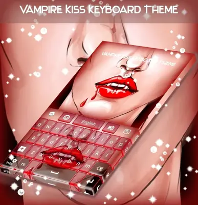 Vampire Kiss Keyboard android App screenshot 1