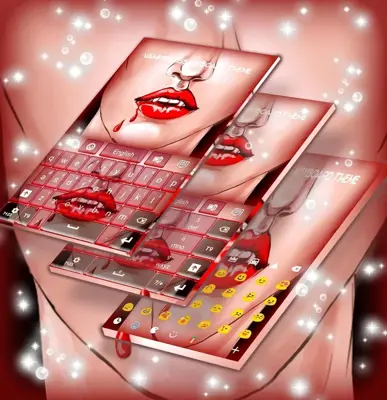 Vampire Kiss Keyboard android App screenshot 2